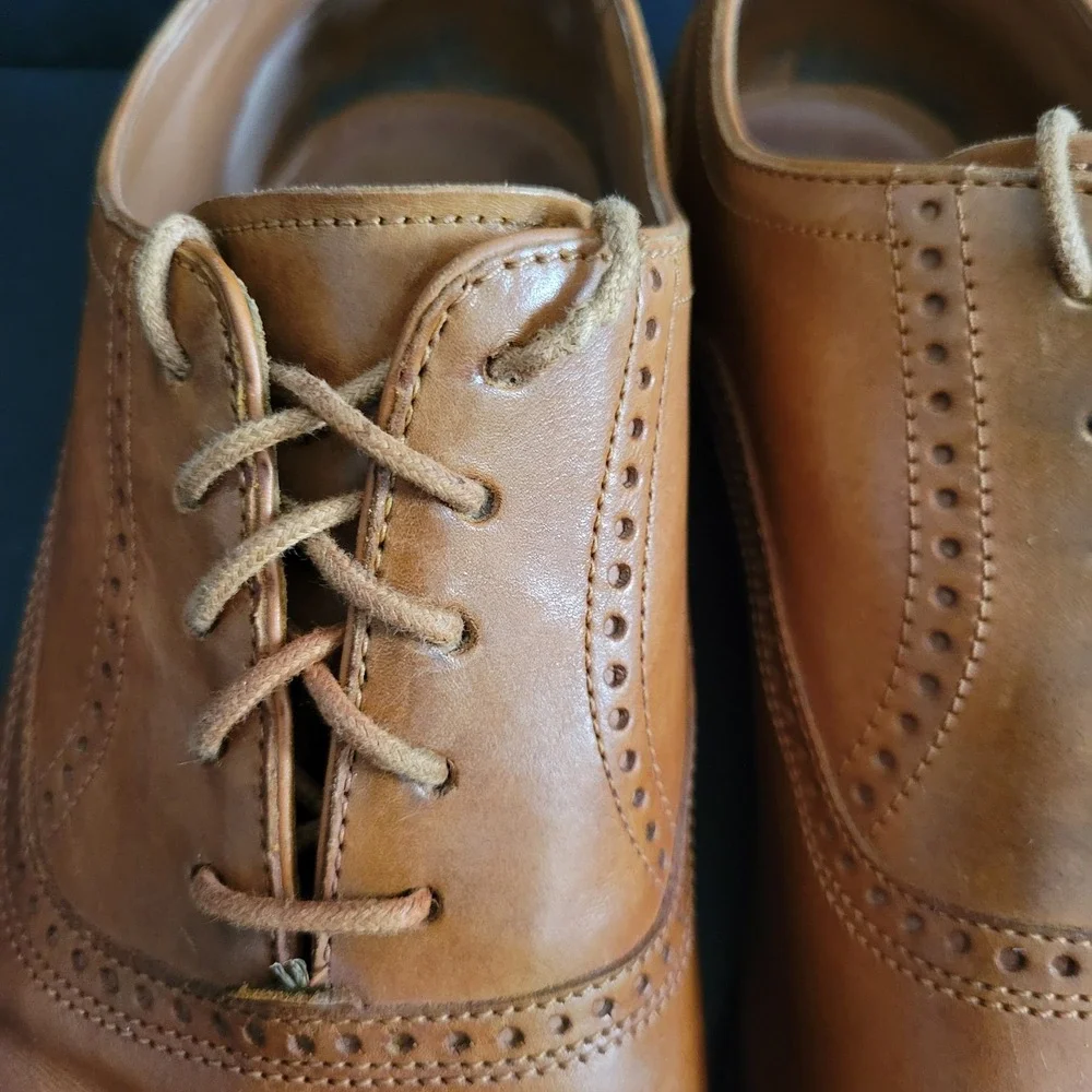 Allen Edmonds Siena Brogue Dress Shoes Men's Size 10.5D Oxford Brown